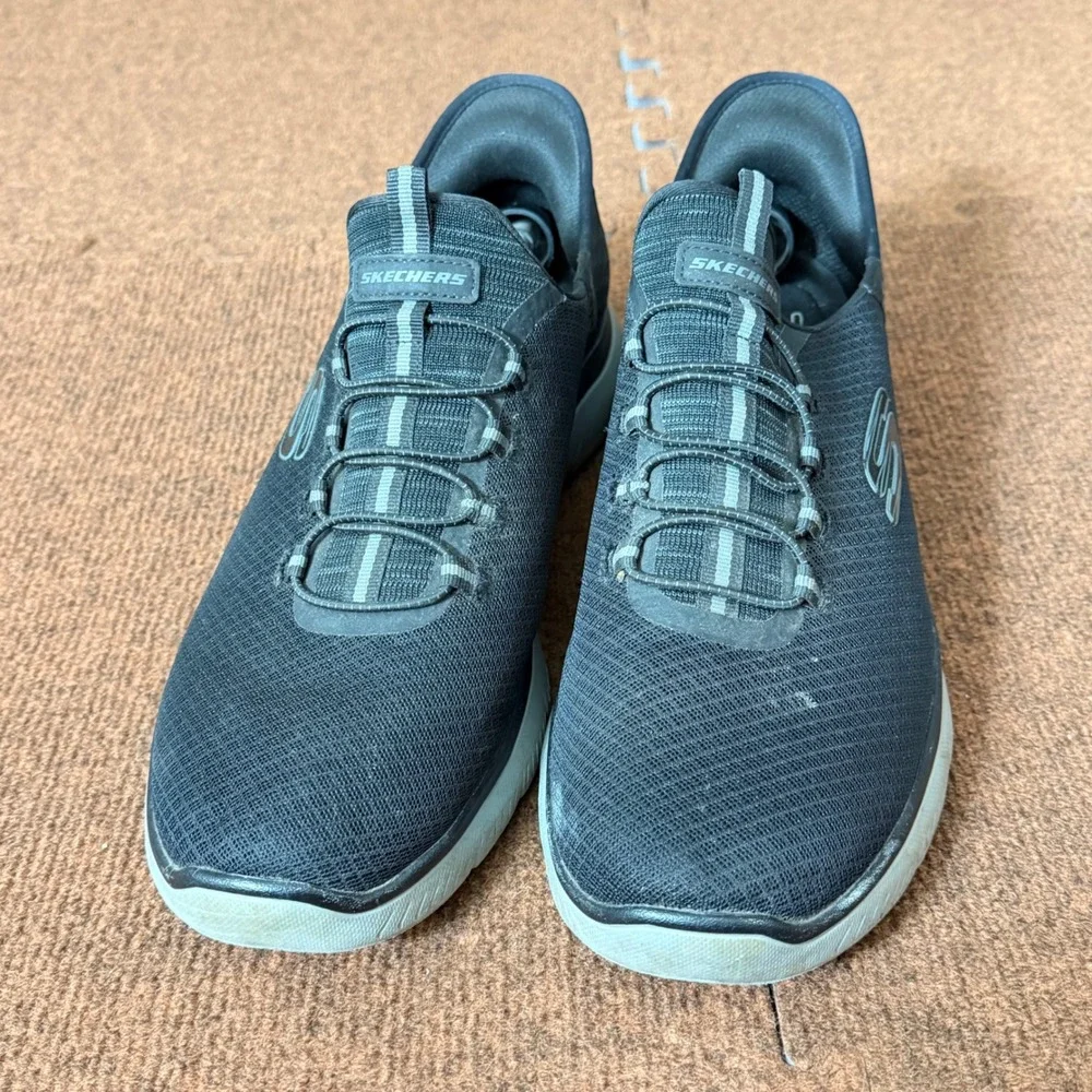 Skechers Slip-ins‎ Summits Key Pace Mens Wide Fit Black Sneakers 232469W BKCC C+